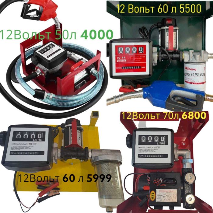 Заправочный пистолет со счетчиком и поворотной муфтой в комплекте