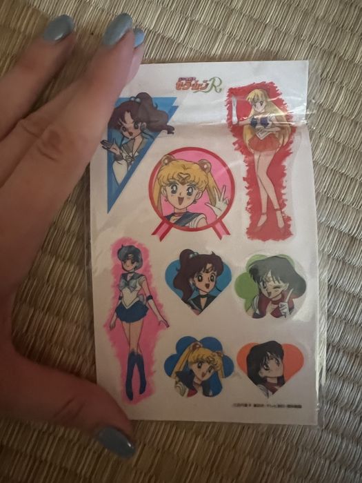 Naklejki Sailor Moon z lat 90 tych