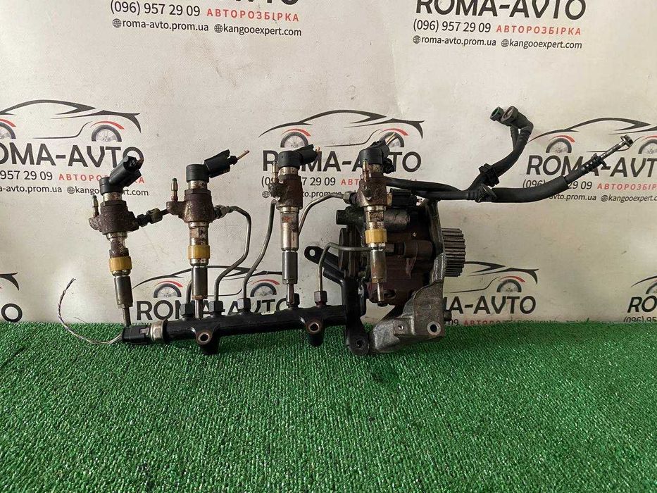 Паливна система комплект Citroën Berlingo 9674973080 А2С53381555 R9144Z290A ТНВД форсунка рампа форсунки ПНВД Контіненталь Сітроен Берлінго