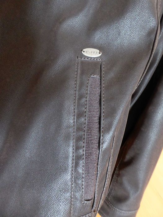 Casaco Couro Castanho tamanho M