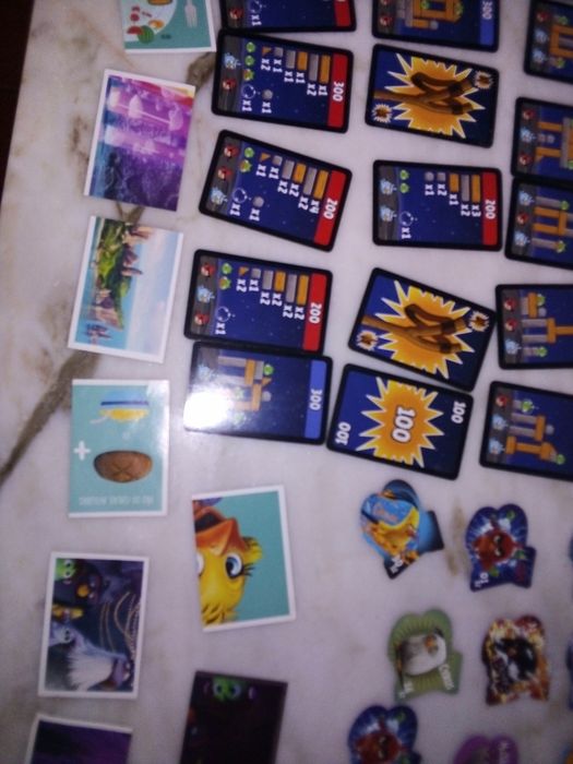 Conjunto de Cartas/Cromos Angry Birds