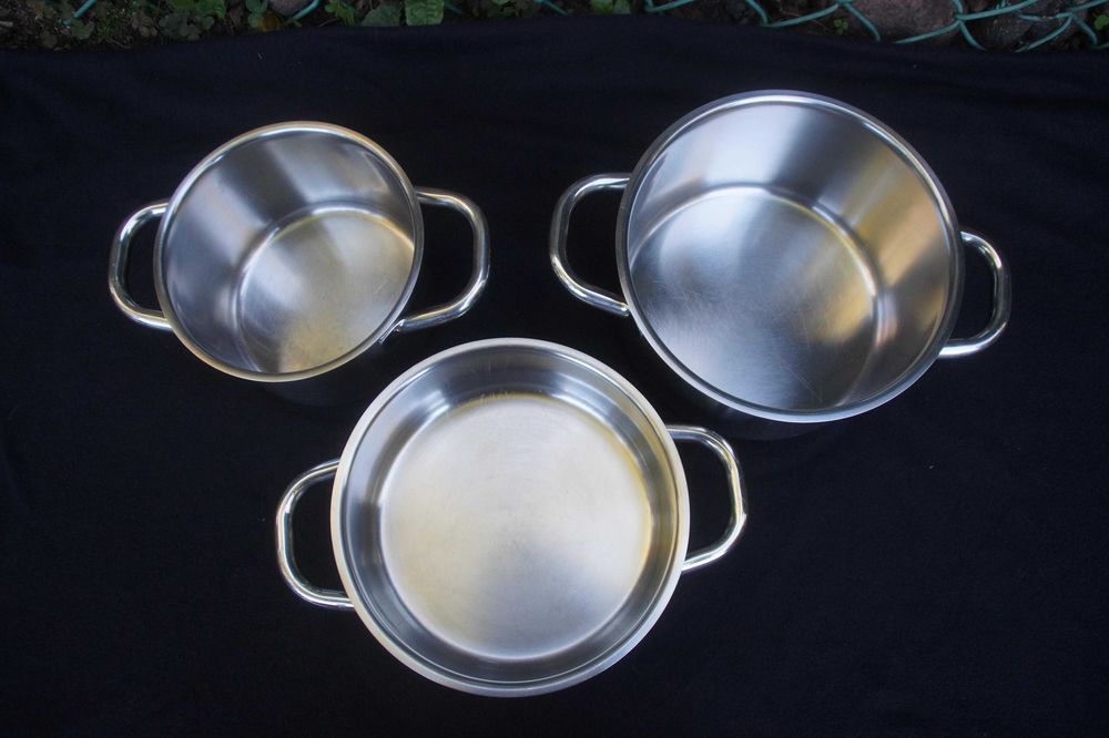 Garnki Fissler 3 sztuki