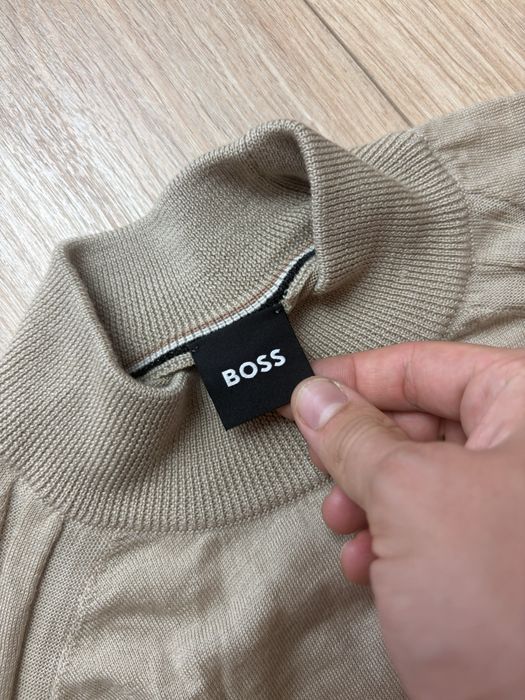 Hugo Boss Nowy Męski L Wełniany Sweter Wool Sweater Old money