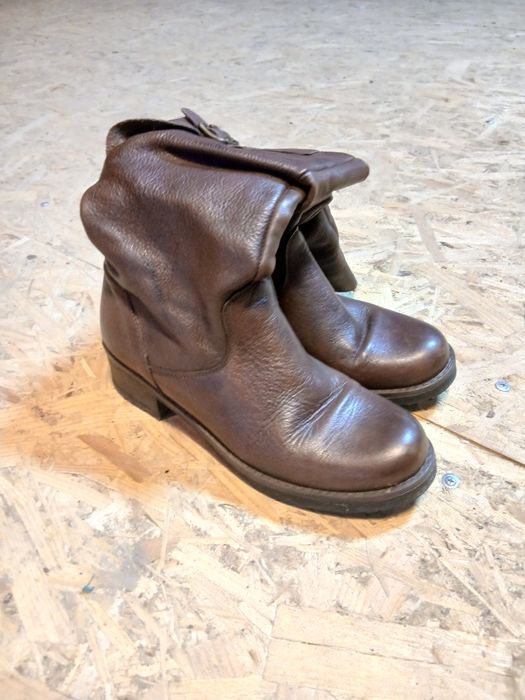 Шкіряні осінні чобітки