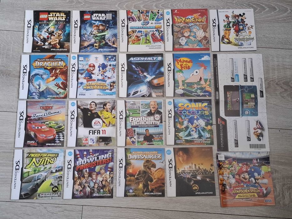 Instrukcja do gierki Nintendo  DS Star Wars Komplette Saga
