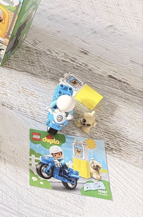 LEGO DUPLO мотоцикл поліція