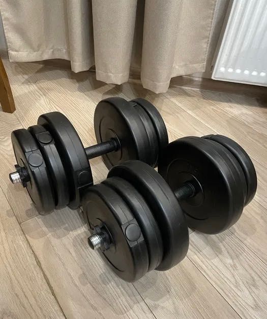 БЕЗ ПЕРЕДОПЛАТИ Гантели разборные 2х21 кг