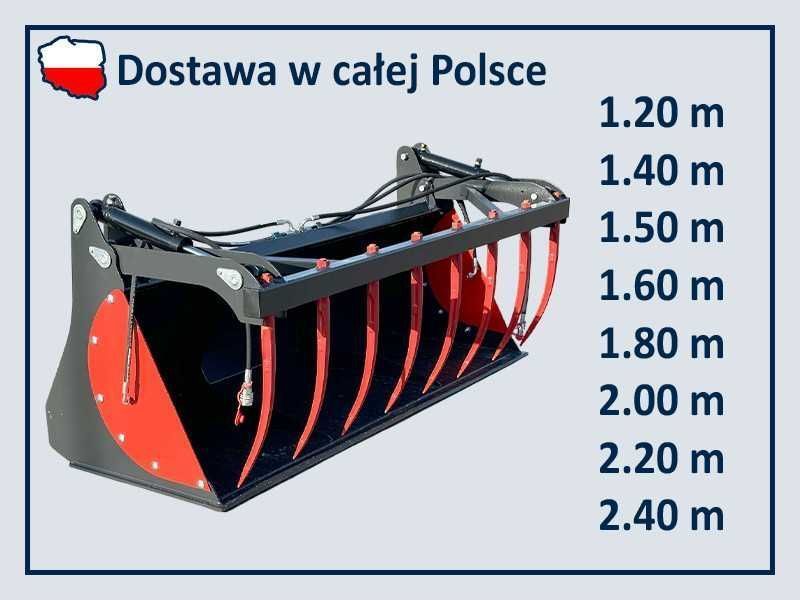 Łyżko - Krokodyl 1.2m 1.4m 1.5m 1.6m 1.8m 2.0m 2.2m 2.4m TRANSPORT