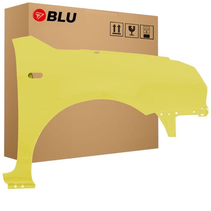 BLU Błotnik Volkswagen VW LUPO LD1B Prawy Przód Żółty 1998-2005 Gelb
