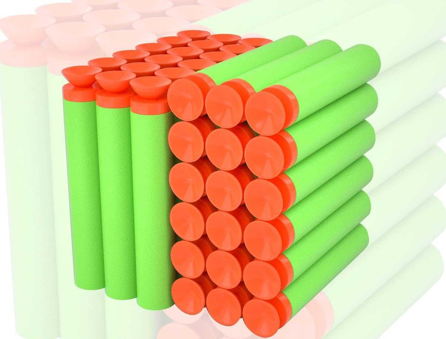 30шт. патрони с присосками для бластерів NERF стріли з липучками Нерф
