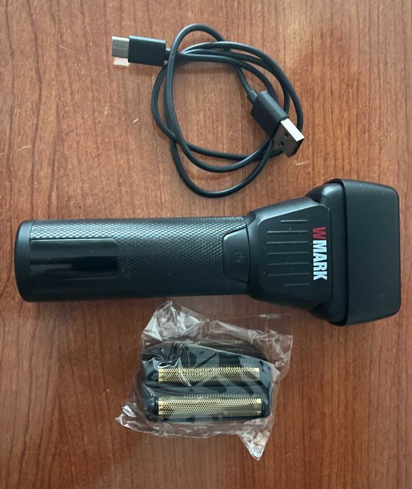 Wmark - Máquina Corte + Trimmer +  Shaver + Tesoura Titan C/ Acessórios
