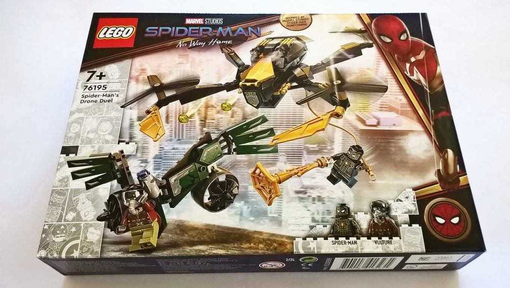 LEGO Super Heroes Marvel 76195 Spider-Man's Drone Duel selado