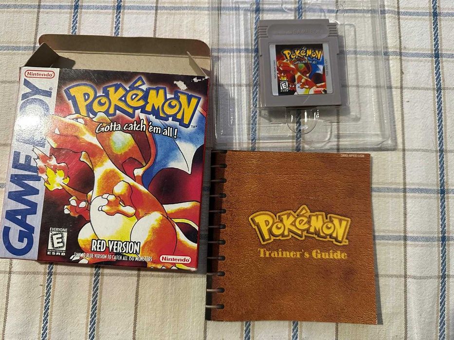 Vários Pokémon Game Boy Version Completos com caixa e manual