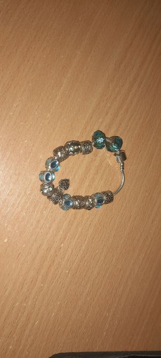 Серебряный браслет по типу Pandora