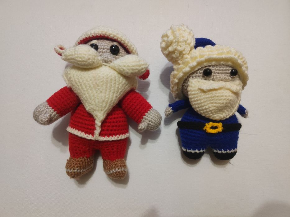 Вязаный Дед Мороз.