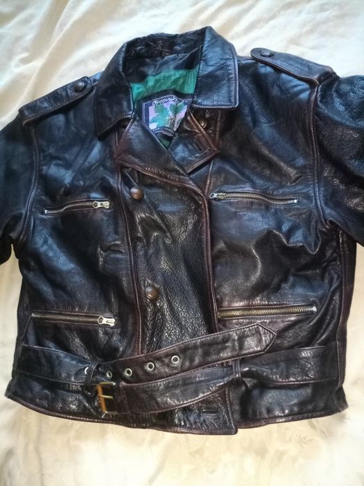 Ramoneska skórzana kurtka VINTAGE
