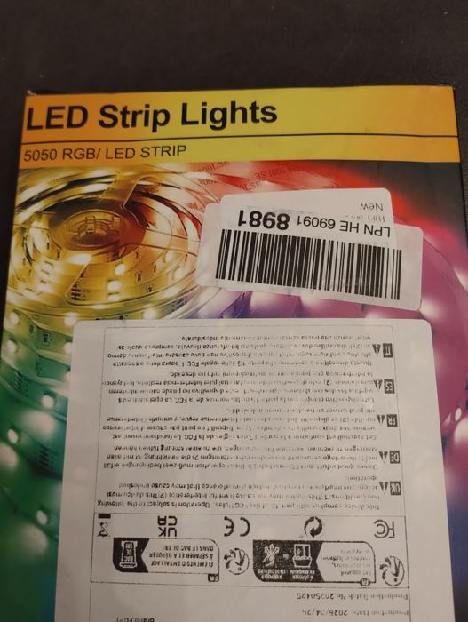 Taśma LED na baterie 2m z pilotem