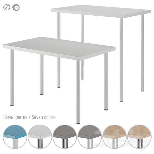 Secretaria branca IKEA 140x60 com pernas reguláveis como nova