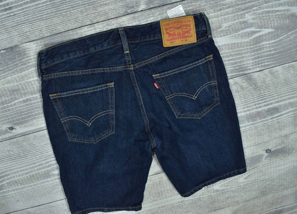 Levis 511 Męskie Spodenki Jeansowe Bermudy 32