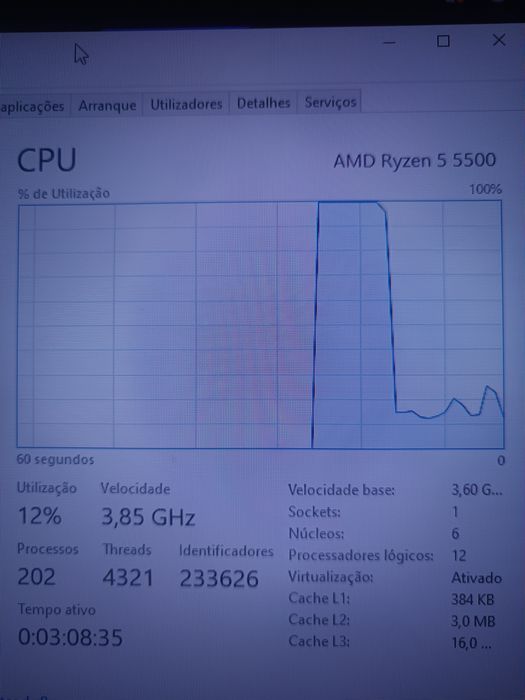 PC gamer 2 meses de uso