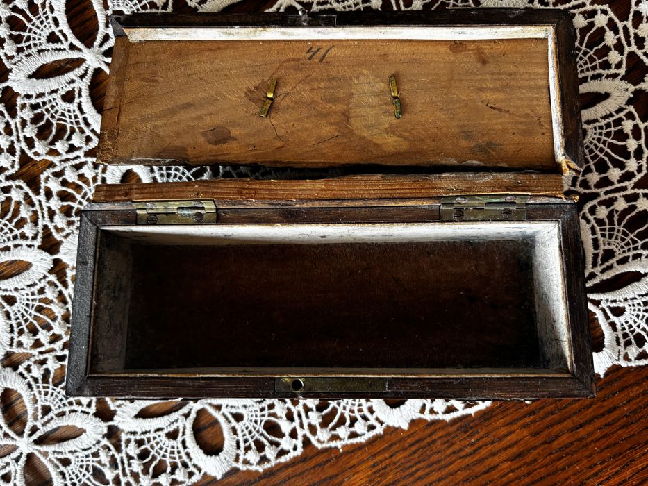Szkatuła, etui Biedermeier XIX wiek
