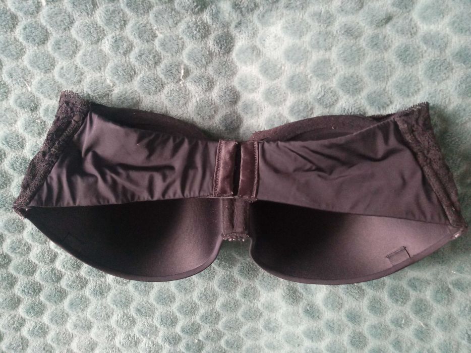 Biustonosz czarny Calvin Klein 75 d