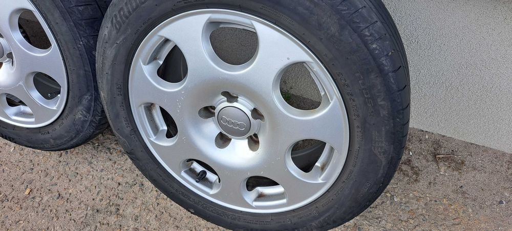 Felgi aluminiowe koła opony lato Audi A4 B5 B6 A6 C5 5X112 16"