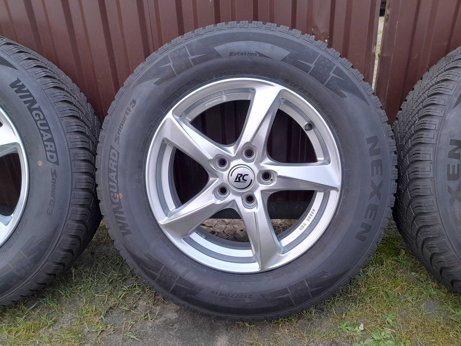диски r16 5x114.3 зимові шини 215 70 nexen 2020рік як нові 8мм et45