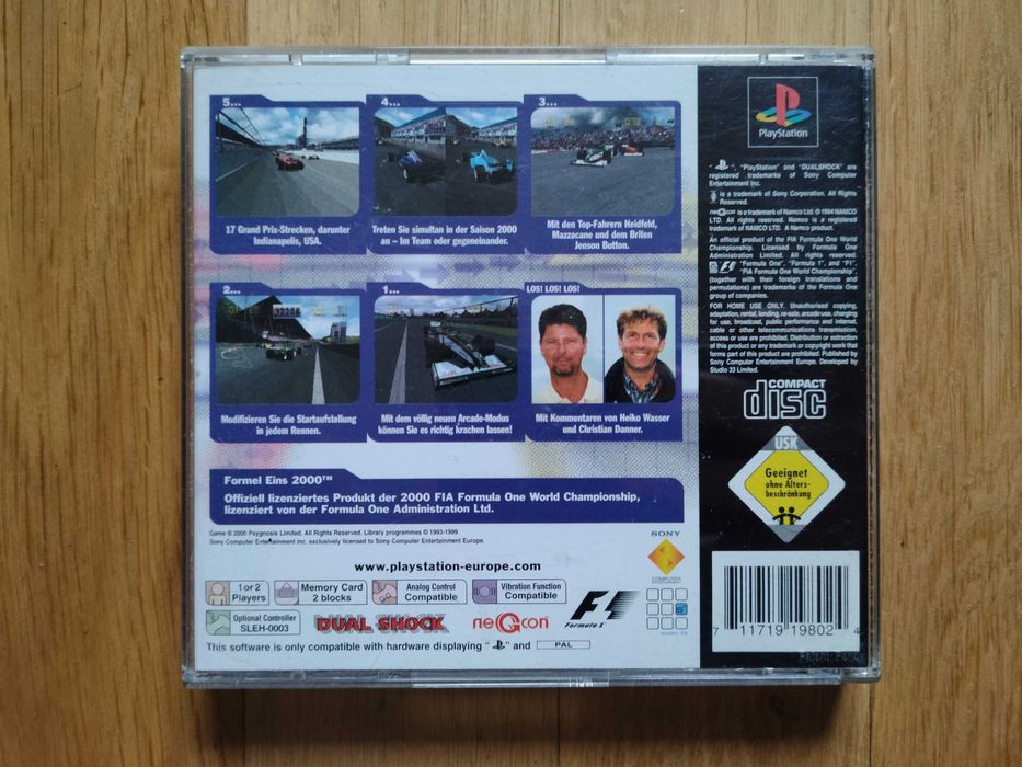 Formula One 2000 (PlayStation, wydanie niemieckie)