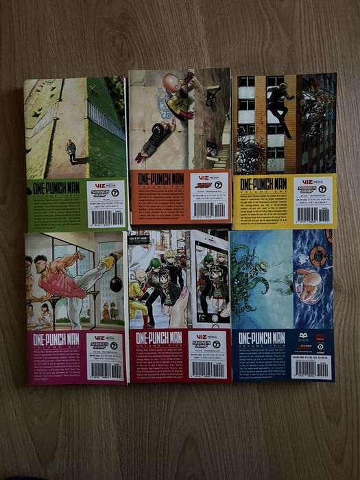 One Punch Man 1-6 manga