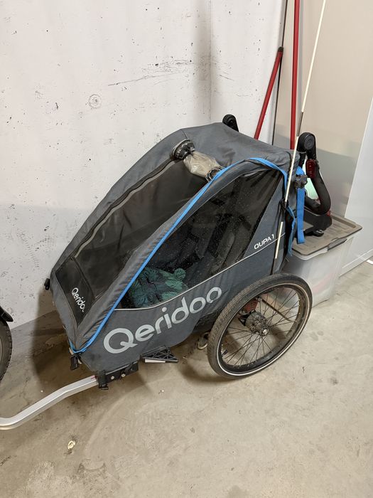 Qerido qupa 1 przyczepka rowerowa dziecieca stan bdb - odbior osobisty