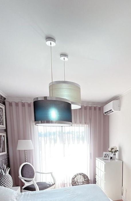 Cortinados com calhas incluido