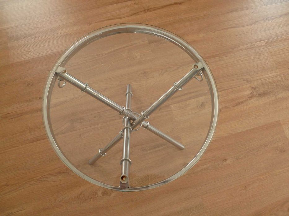 Mesa de centro em vidro