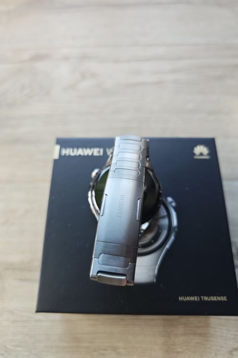 Huawei Watch 5 Elite 46mm Titanium Srebrny / Tytan – stan idealny + komplet
