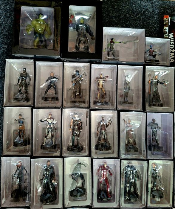 Figurki kolekcjonerskie   Deagostini marvel comics 58 sztuk