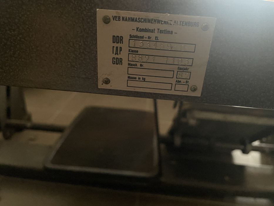 Maszyna Overlock NRD DDR sprawna TEXTIMA Podstawa pod Kraisege