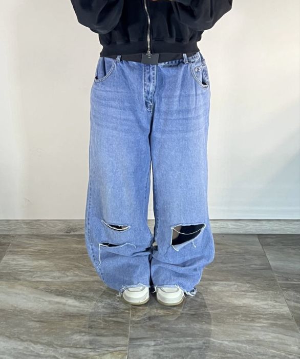 Мега широкі джинси Baggy disstresed opium широкие джинсы jaded balenc