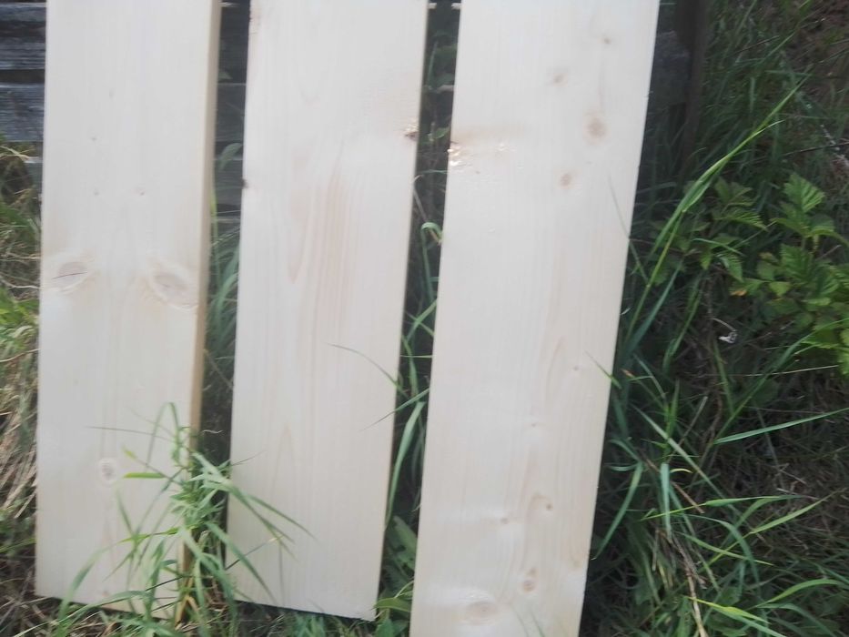 Blat świerkowy 100x20x2 cm, heblowany