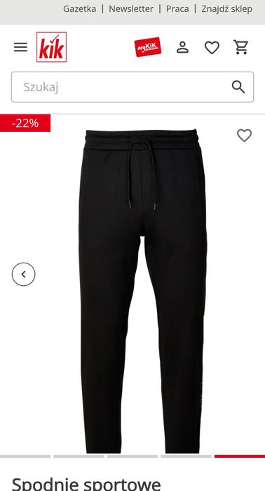 Spodnie dresowe XXL męskie