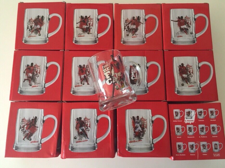 Canecas do BENFICA Colecção Completa