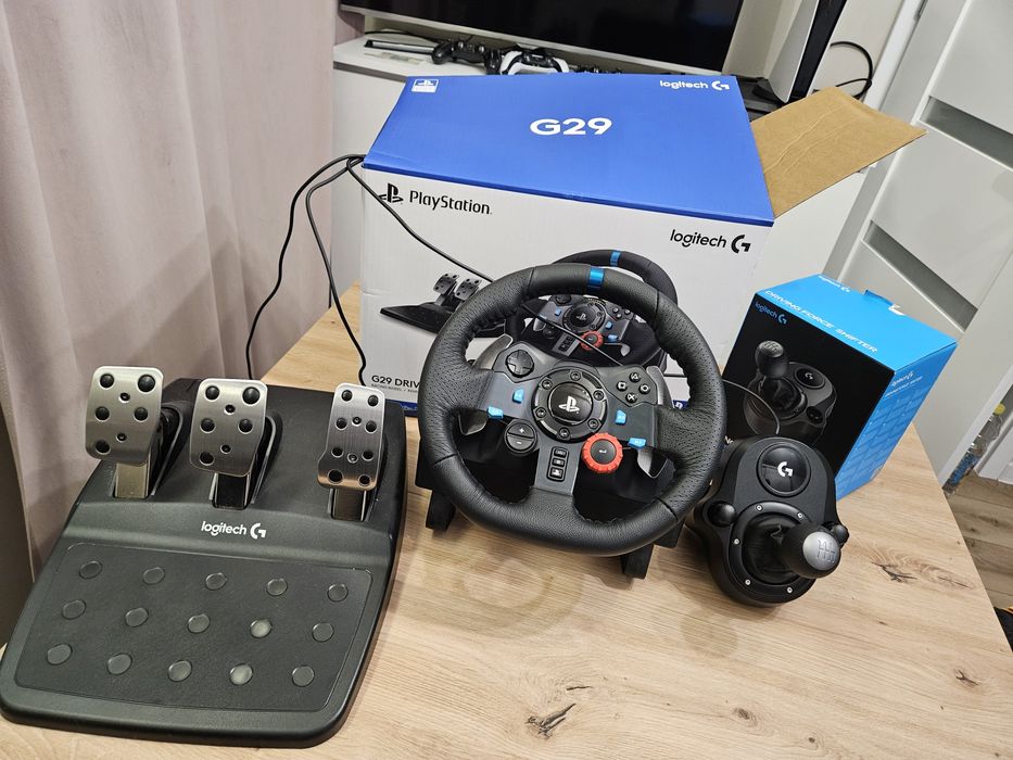 Kierownica logitech G29 + shifter logitech