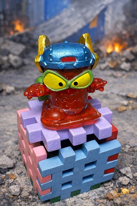 Unikalny zestaw Kid Fury Superbot +mały Kid z Deską +Soniczka