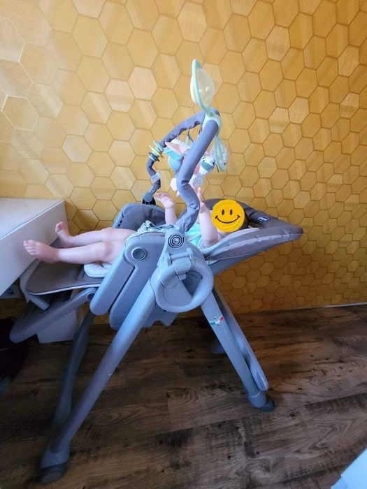 Детский шезлог - стульчик для кормления Chicco Polly Magic Relax