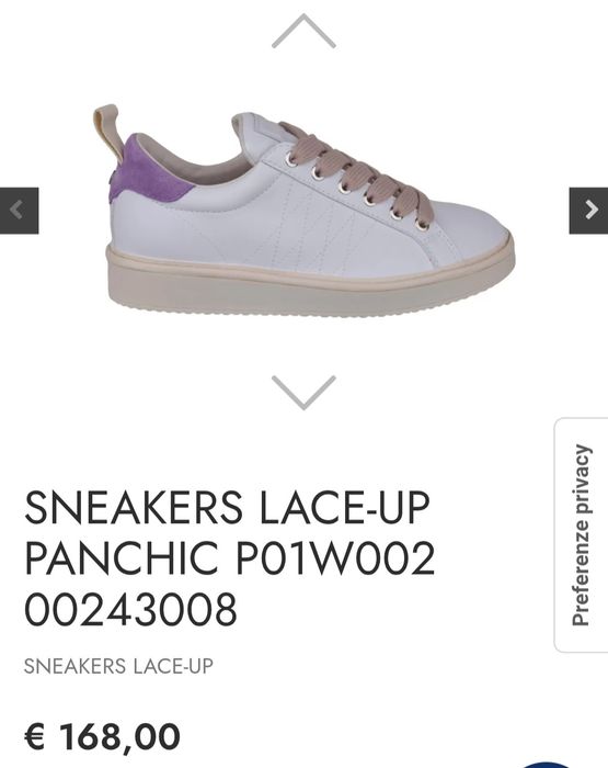 Жіночі Кросівки Panchik Оригінал Натуральна Шкіра Розмір 39-25см