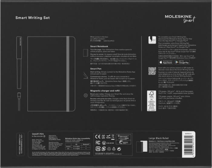 Moleskine Smart Writing Set - Bloco + Caneta Inteligente