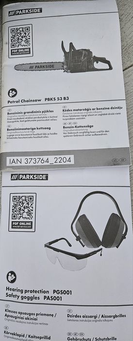 Sprzedam nową piłę łańcuchowa spalinową Parkside PBKS 53  B3.