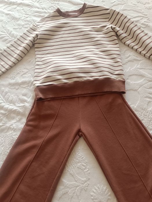 Костюм свитшот с палаццо