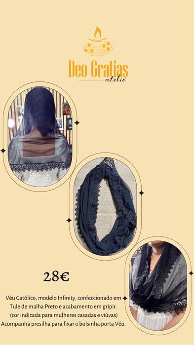 Véus Católico em Tule