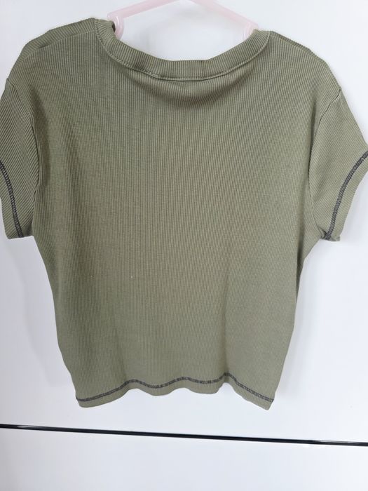 Koszulka t-shirt prążek H&M rozmiar 146/152 cm