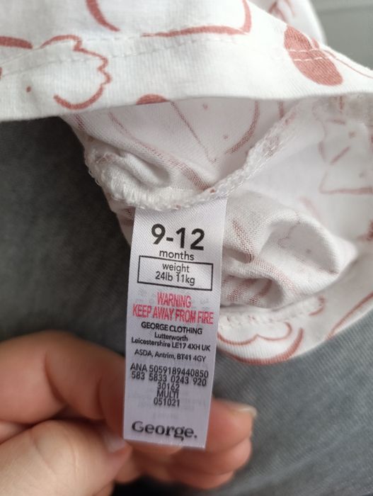 Bluzka niemowlęca, dziewczęca George, roz. 9-12m